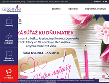 Tablet Screenshot of cassoviaoc.sk